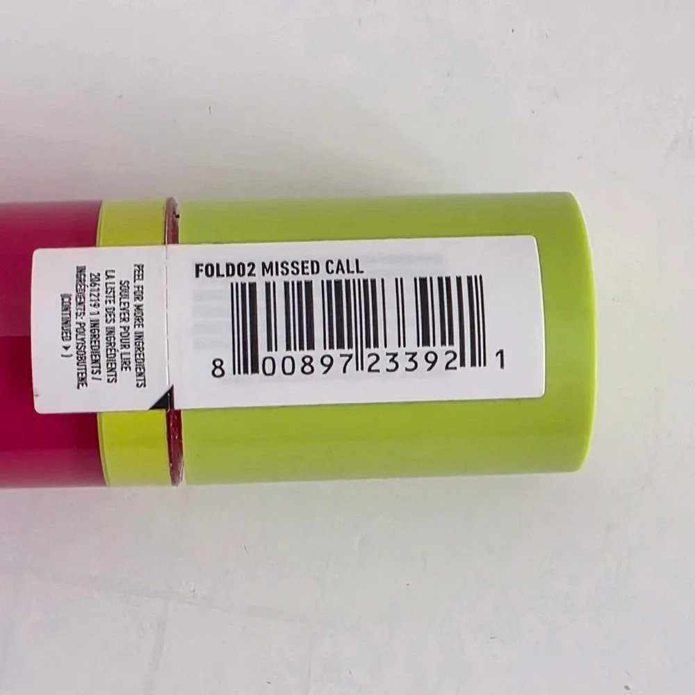 New NYX Professional Makeup Fat Oil Lip Drip Missed Call FOLD02 Pink 0.16oz